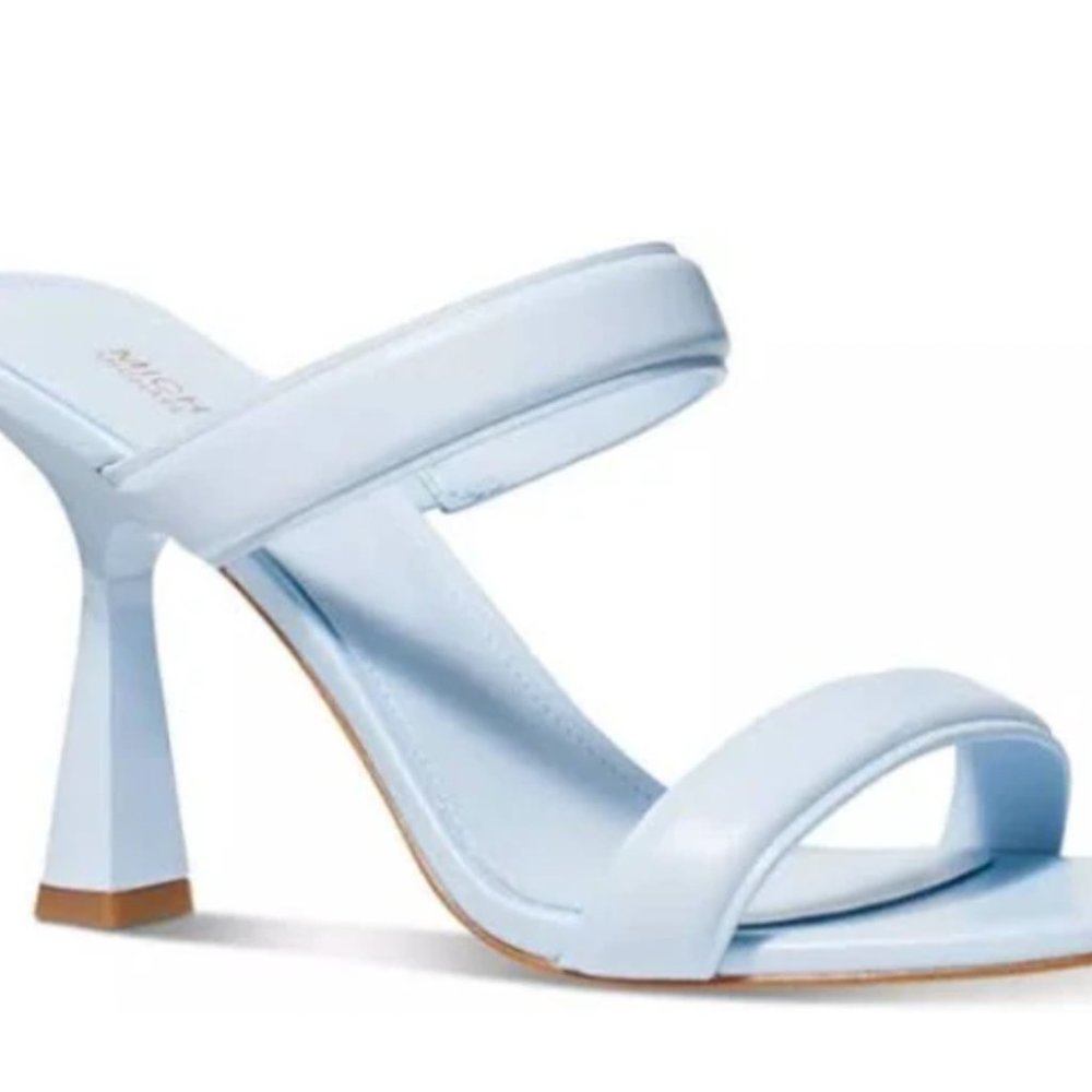 Michael Michael Kors Clara Sandal Sky Blue Leather